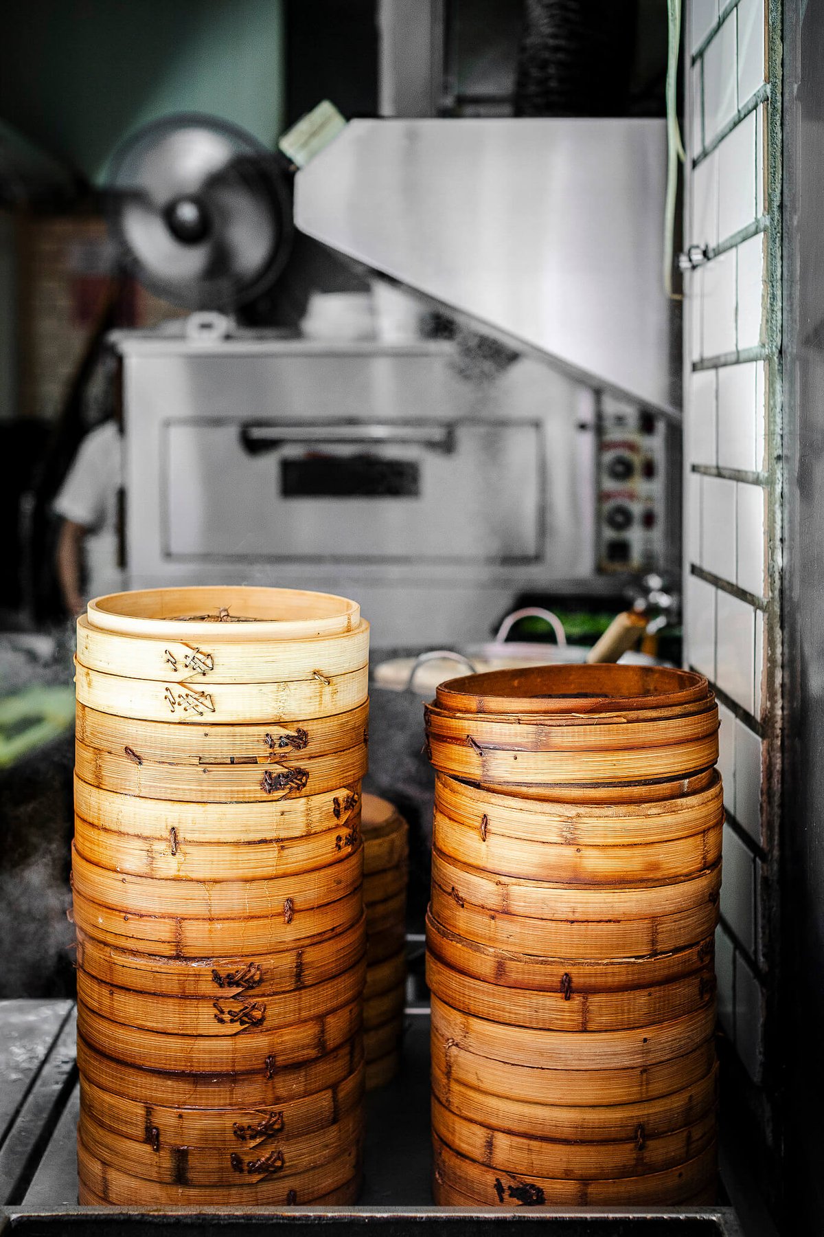 Steamer stack.
