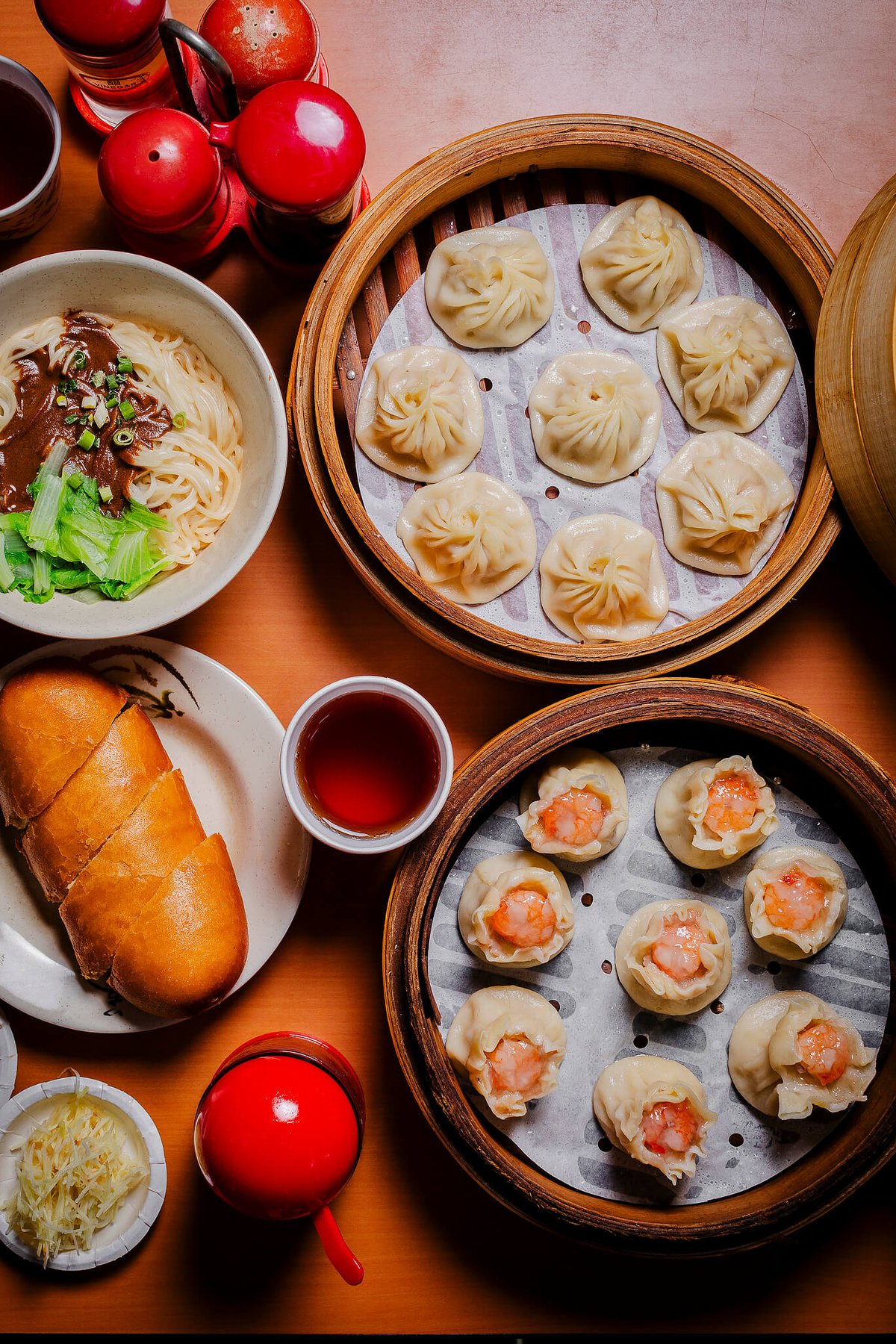 Dim sum spread.