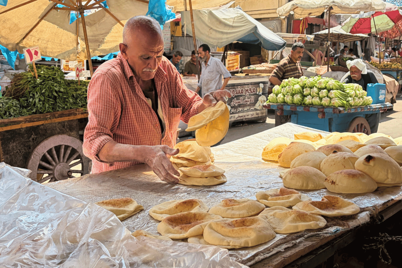 Baladi baker.
