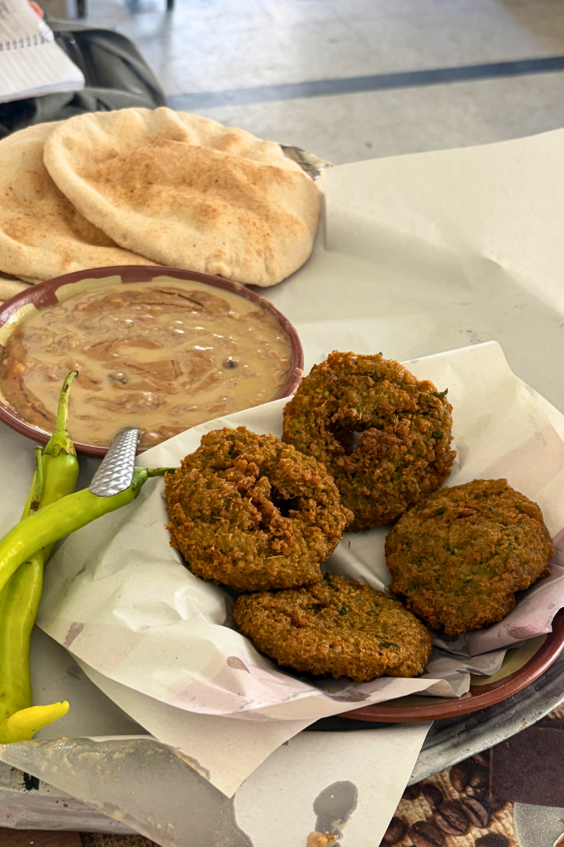 Egyptian falafel.