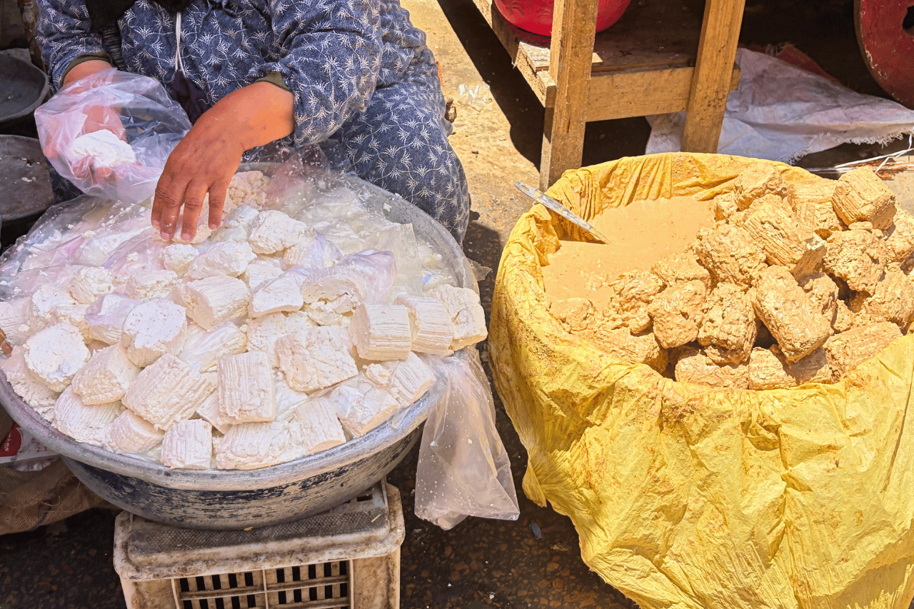 Cheese vendor.