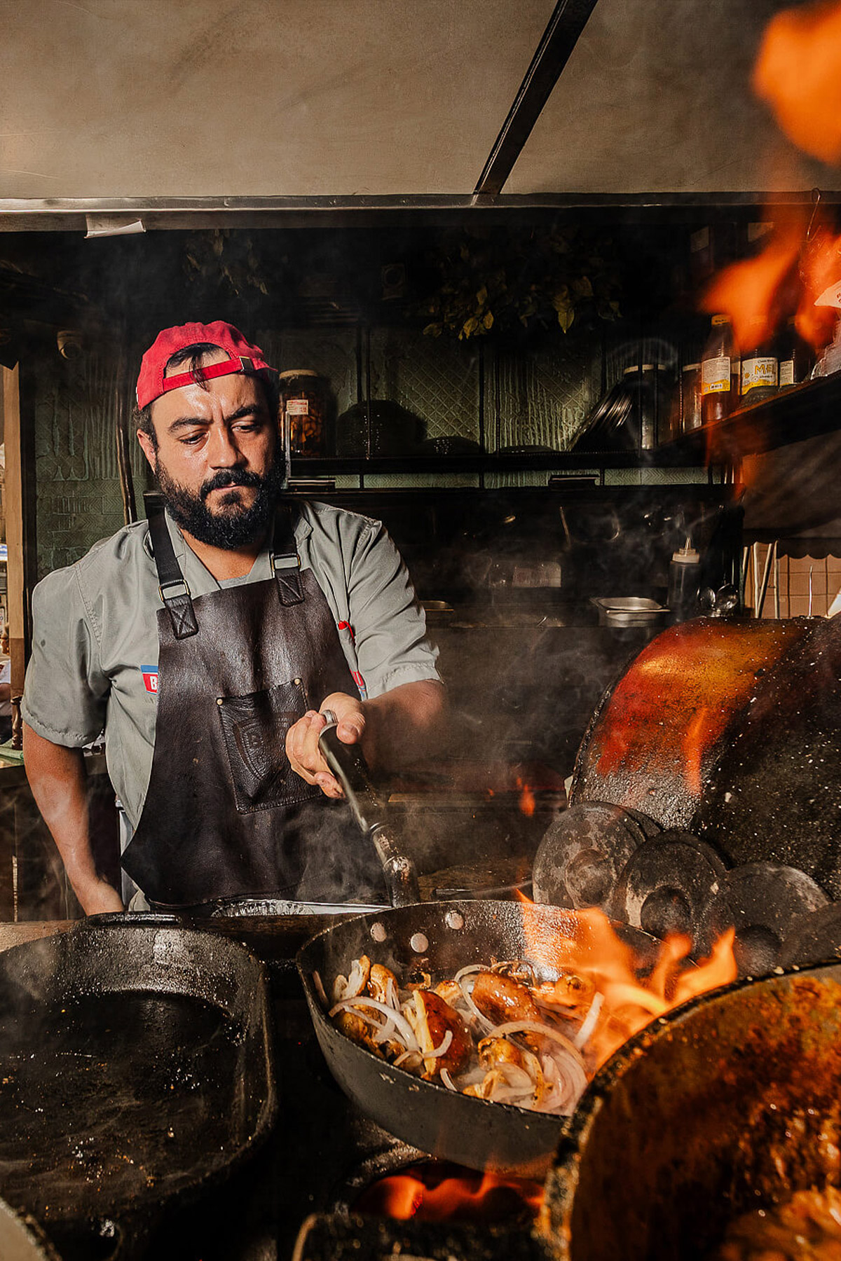 Chef at work.