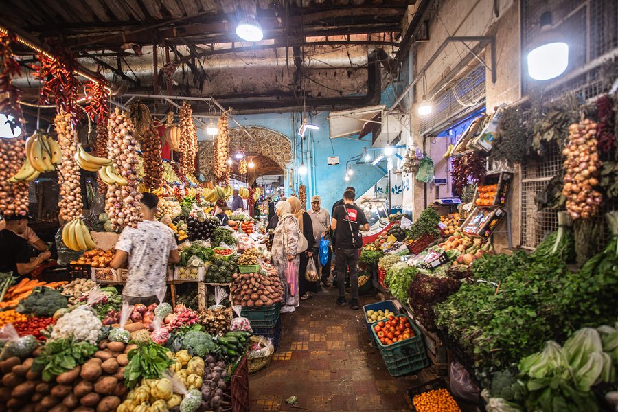 Medina market.