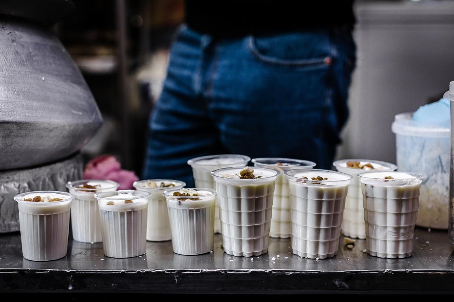 Lassi cups.