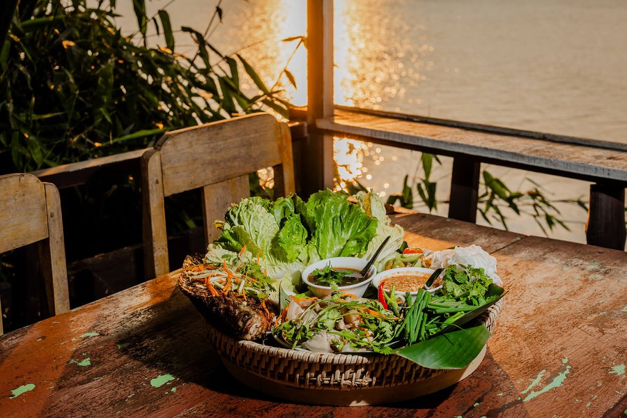 Mekong-side fish.