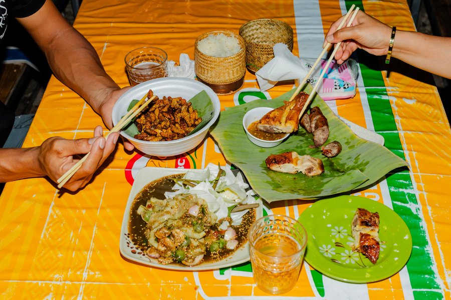 Lao lunch.