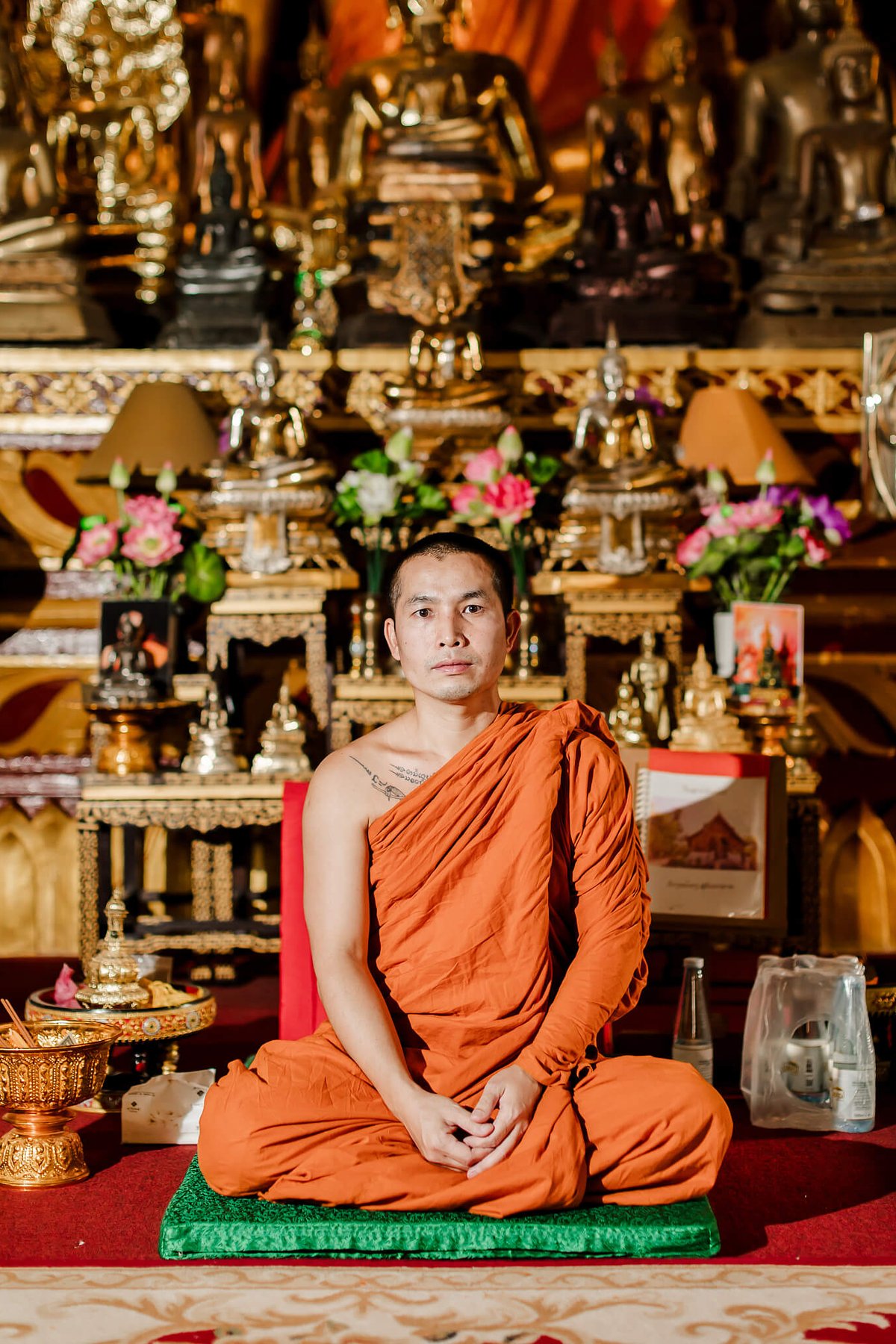 Monk in the wat.