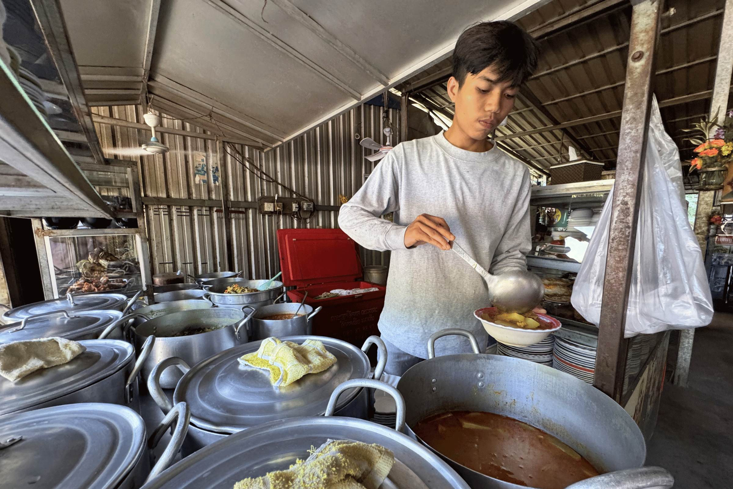 Khmer lunch.