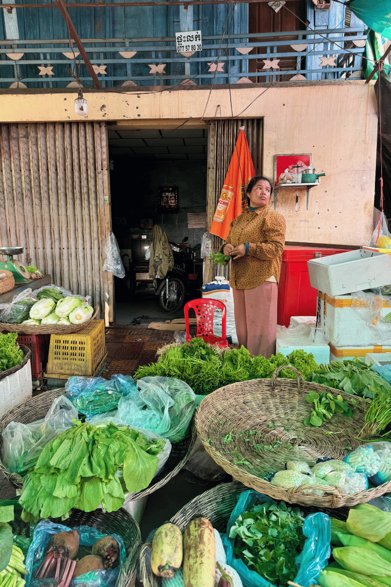 Wet-market greens.