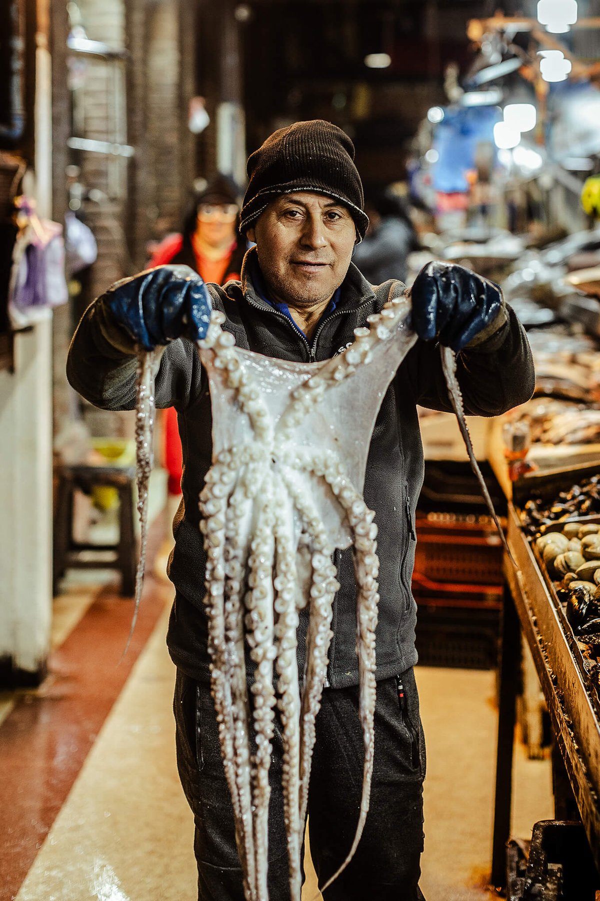 Pulpo vendor.