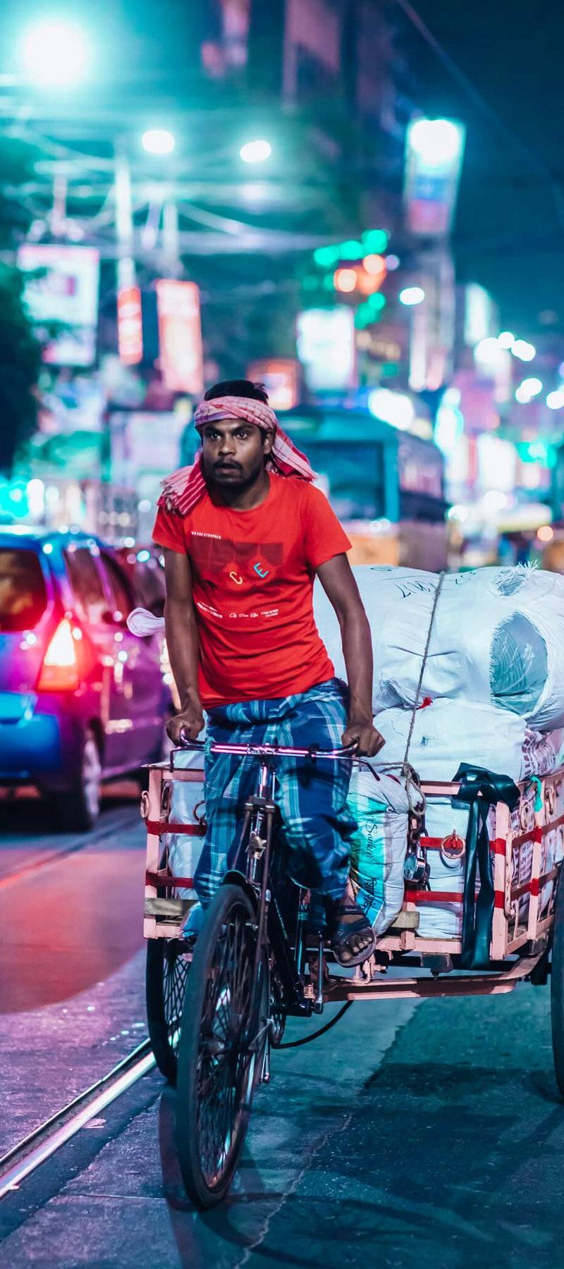 Night rickshaw.
