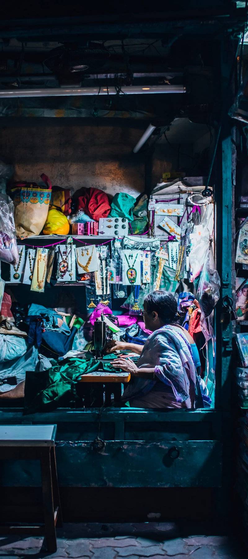 Market seamstress.