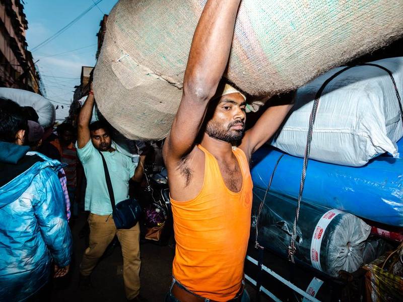 Coolie's load.