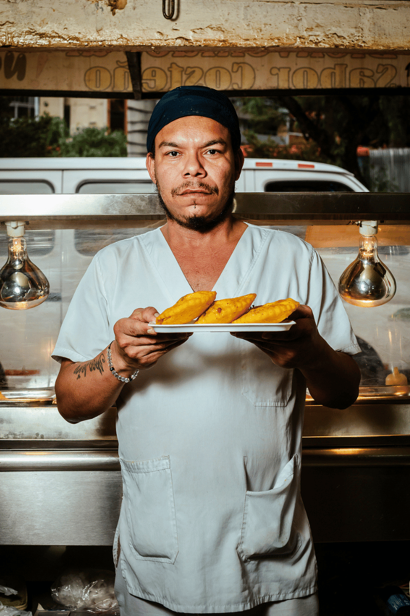 Empanada cook.