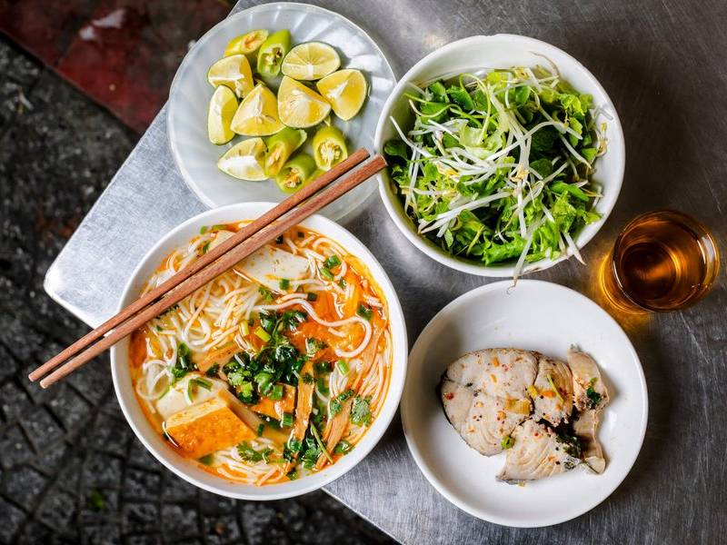 Fish noodle soup.