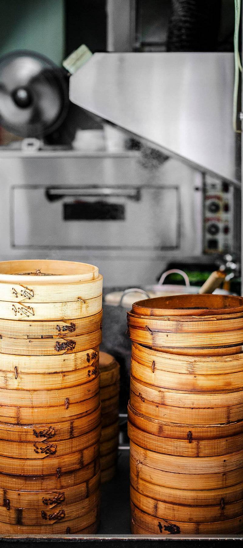 Steamer stack.
