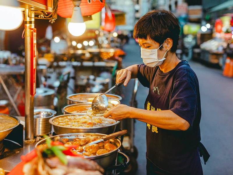Night-market stall.