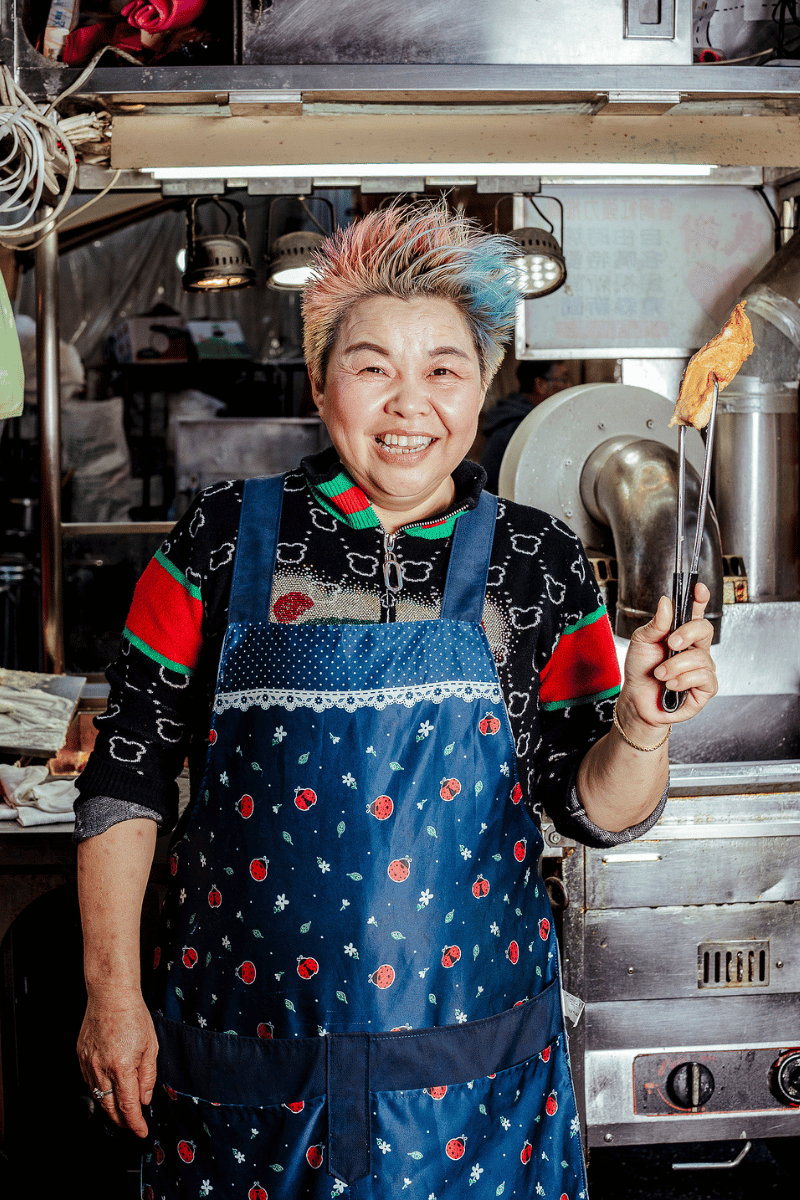 Taipei street cook.
