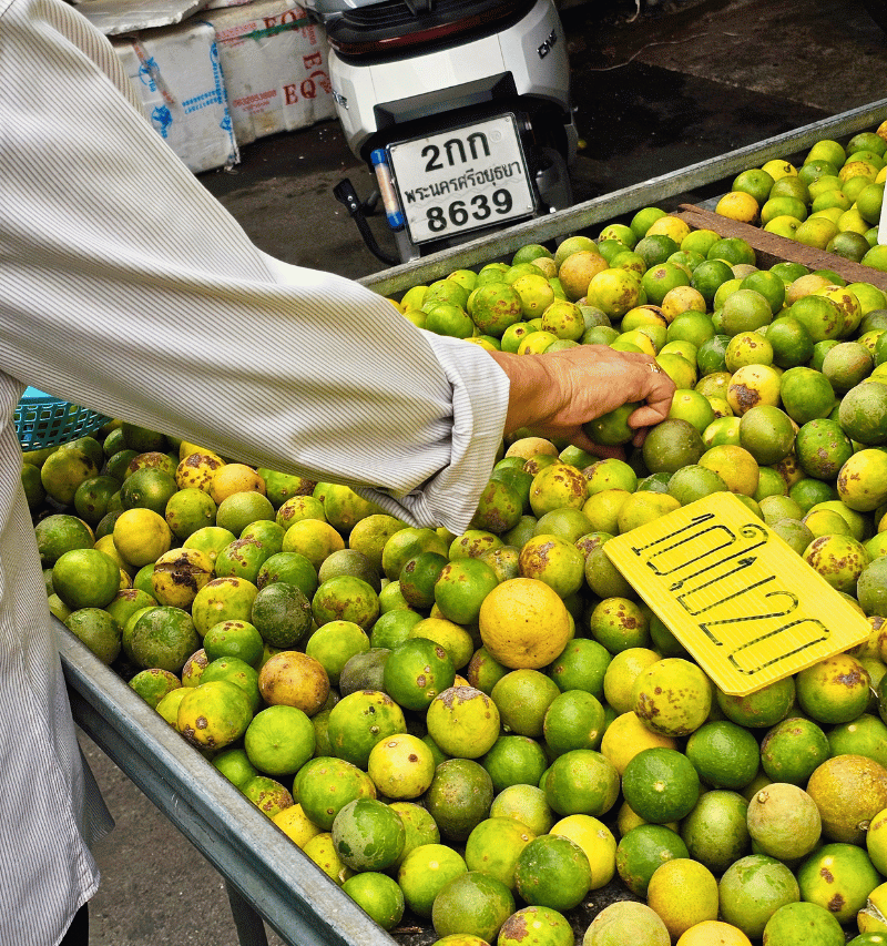Lime vendor.