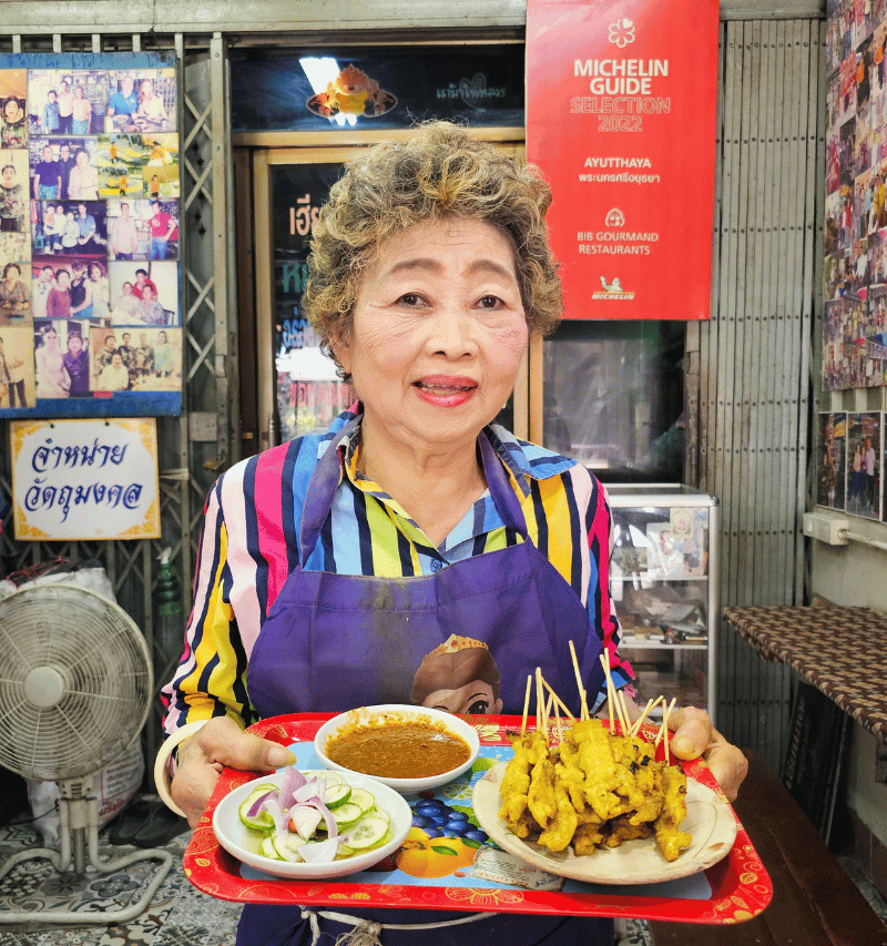 Old-school satay.