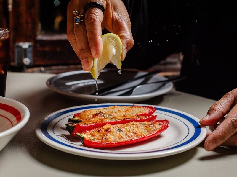 Stuffed peppers.