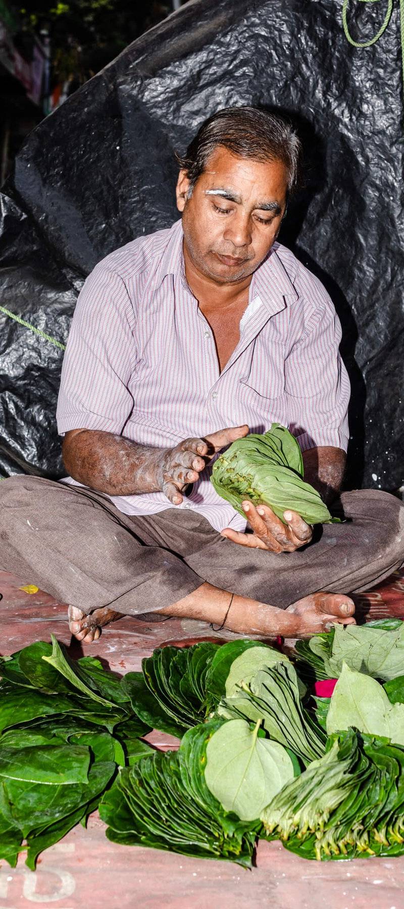 Paan seller.