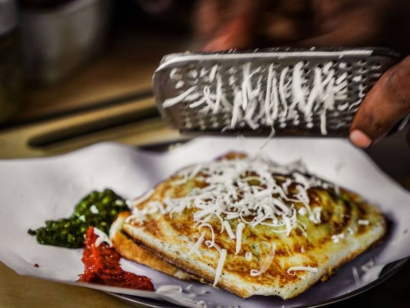 Bombay grilled sandwich.