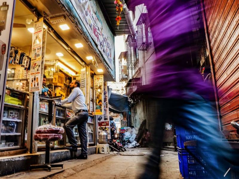 Alleyway shop.