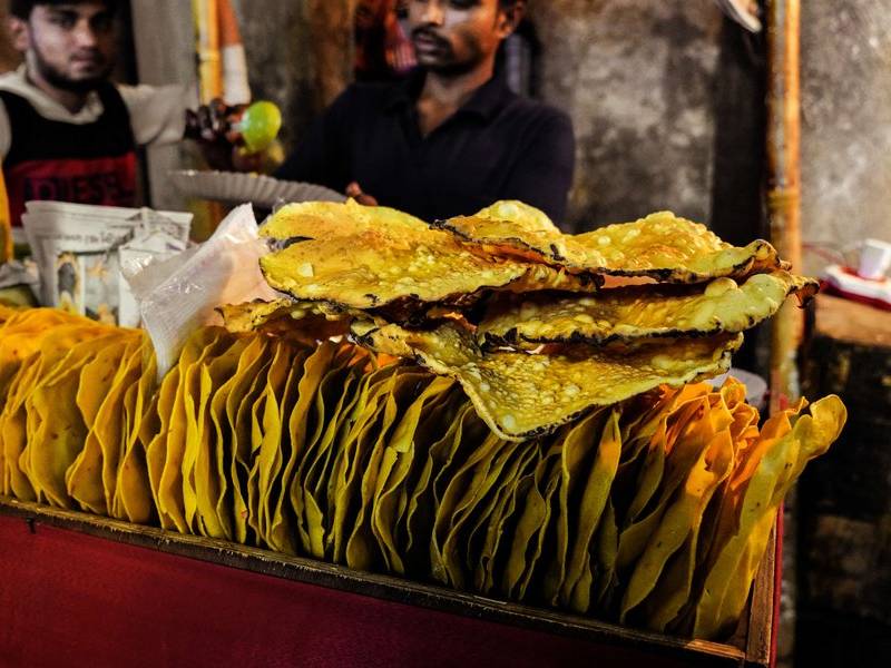 Papad on parade.