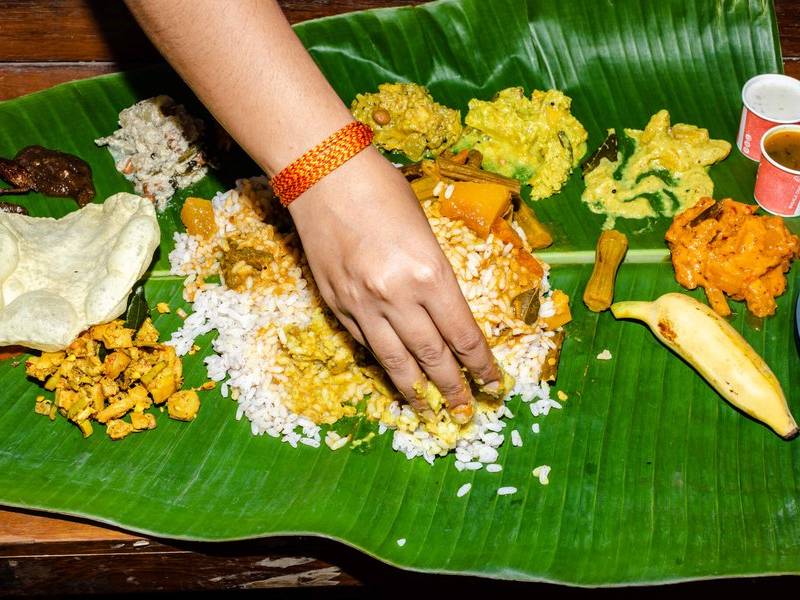 Kerala sadhya.