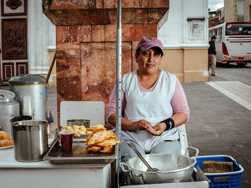Street vendor in Centro.