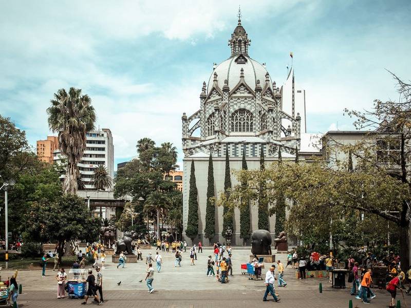 Botero plaza.