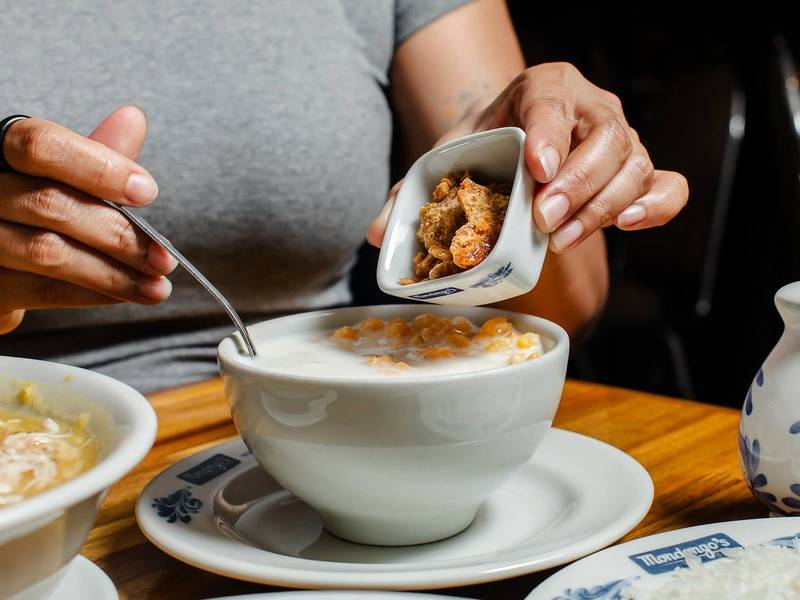 Mazamorra corn porridge.