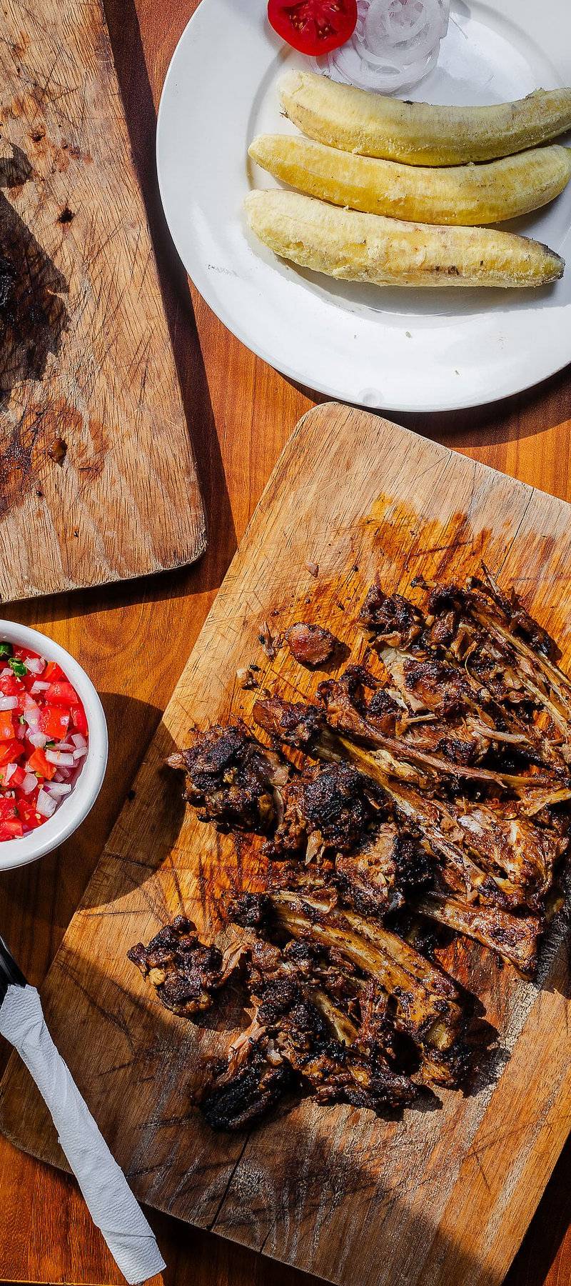 Beef and kachumburi.