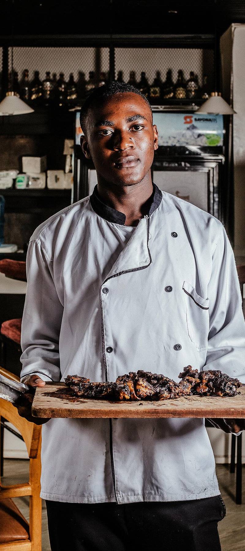 The steak cook.