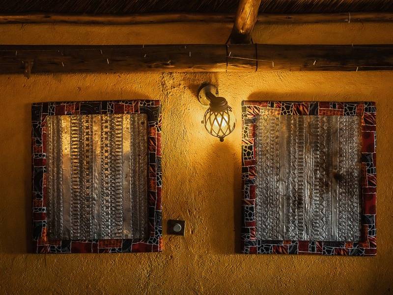Warm interior.