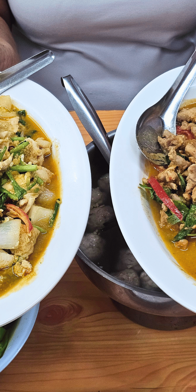 Two Thai curries.