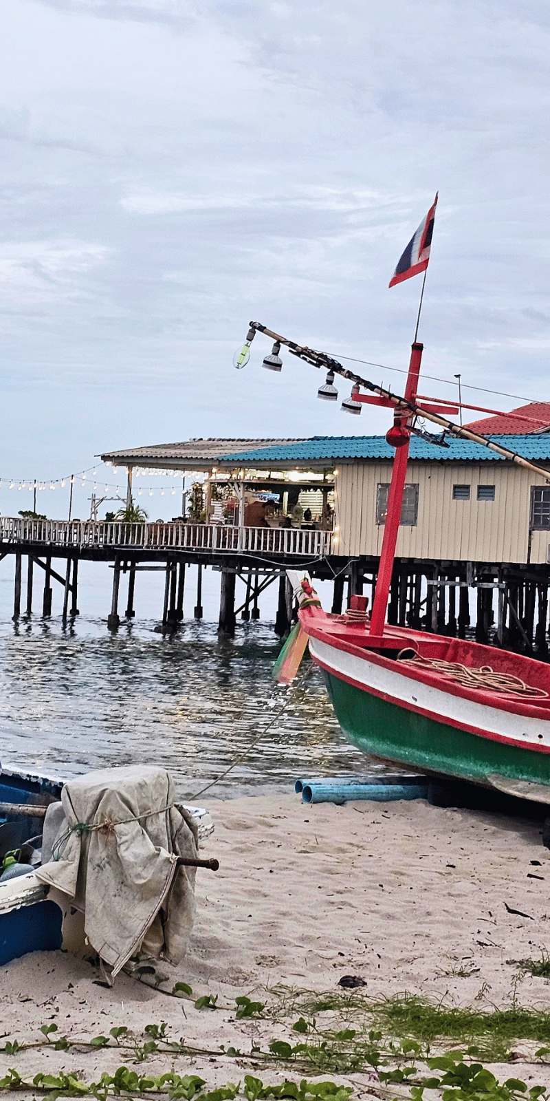 Fishing boats.