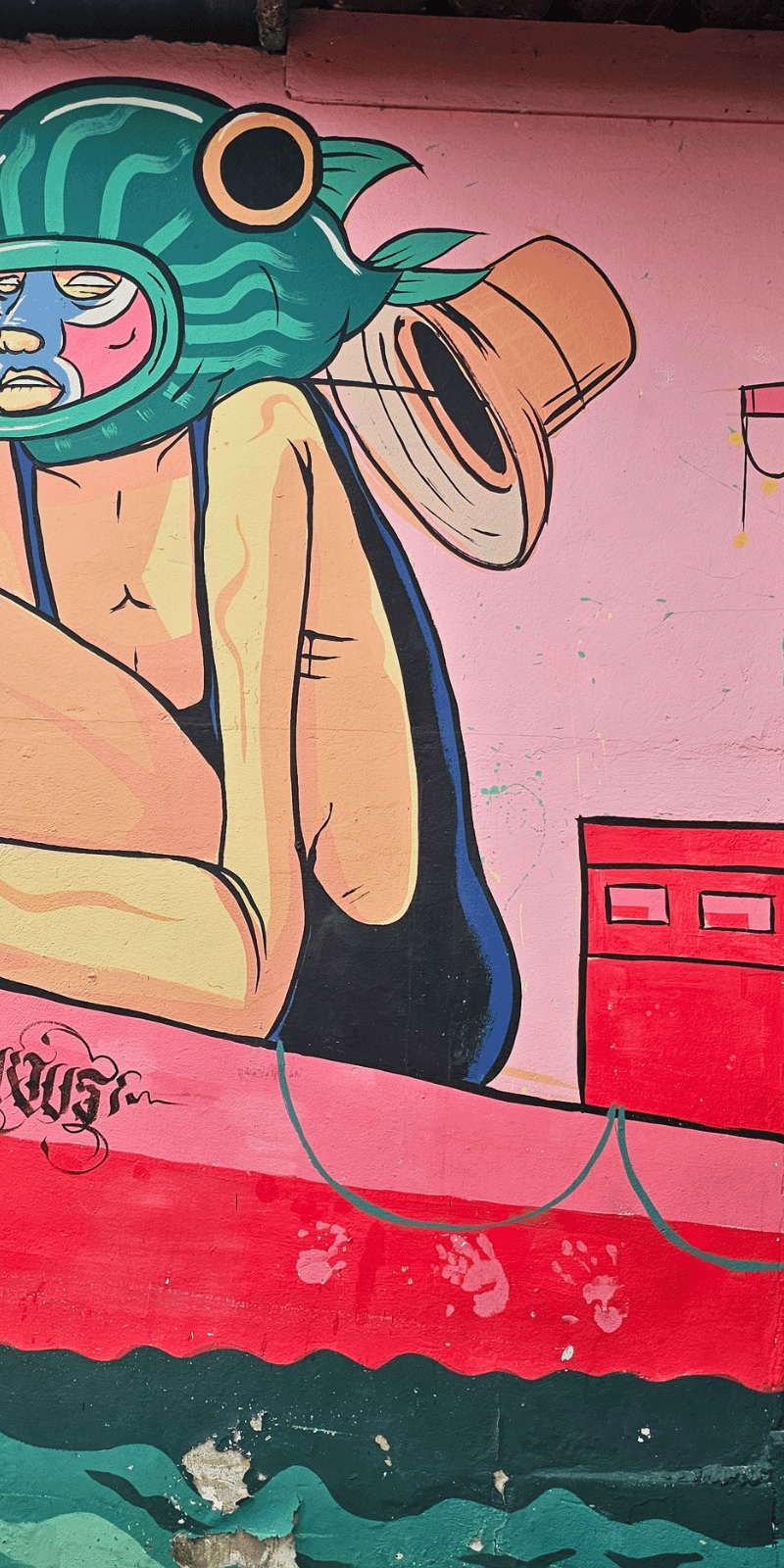 Hua Hin murals.