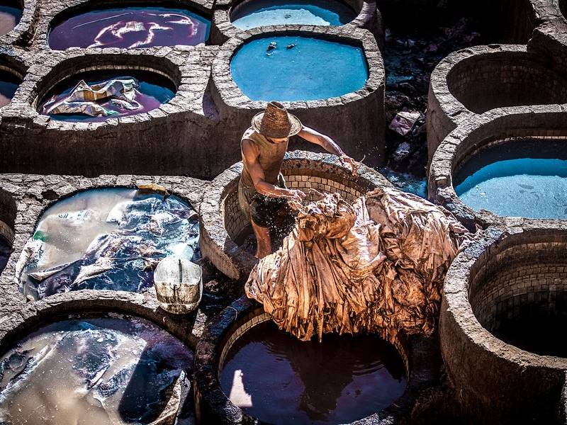 Chouara tannery.