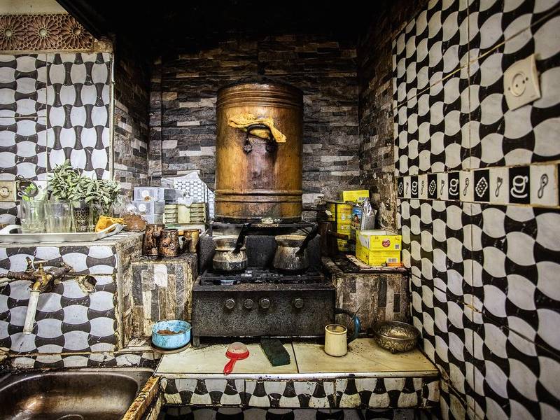 Coffee-house kitchen.