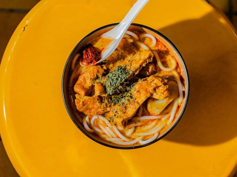 Curry laksa bowl.