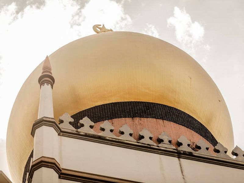 Sultan Mosque dome.
