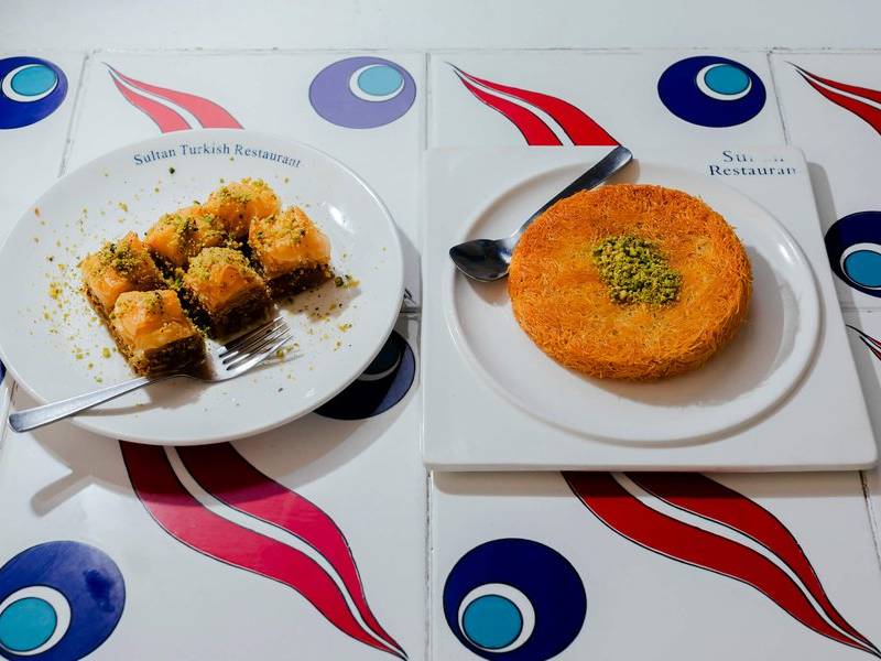 Baklava + kunefe.