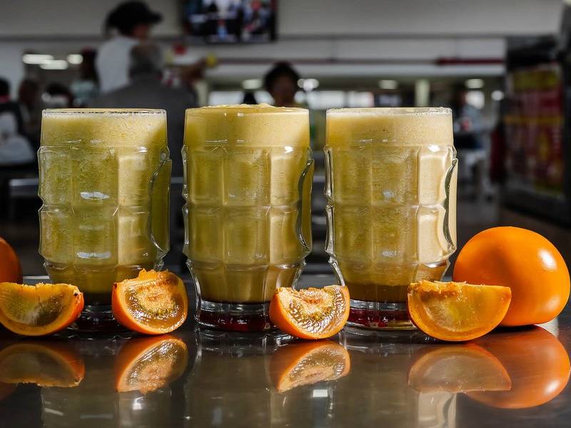 Jugo de naranjilla.