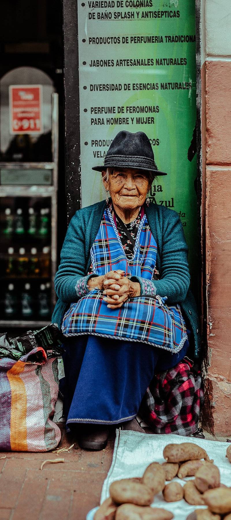 Potato-vendor abuela.