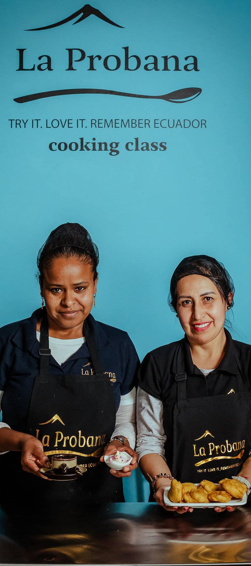 Food heroes of Quito.