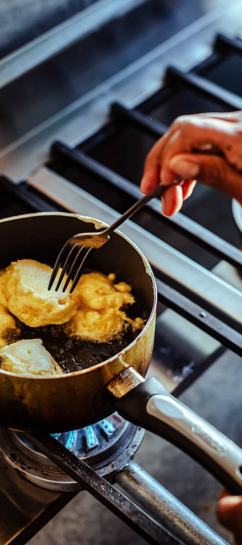 Sweet plantain fritters.