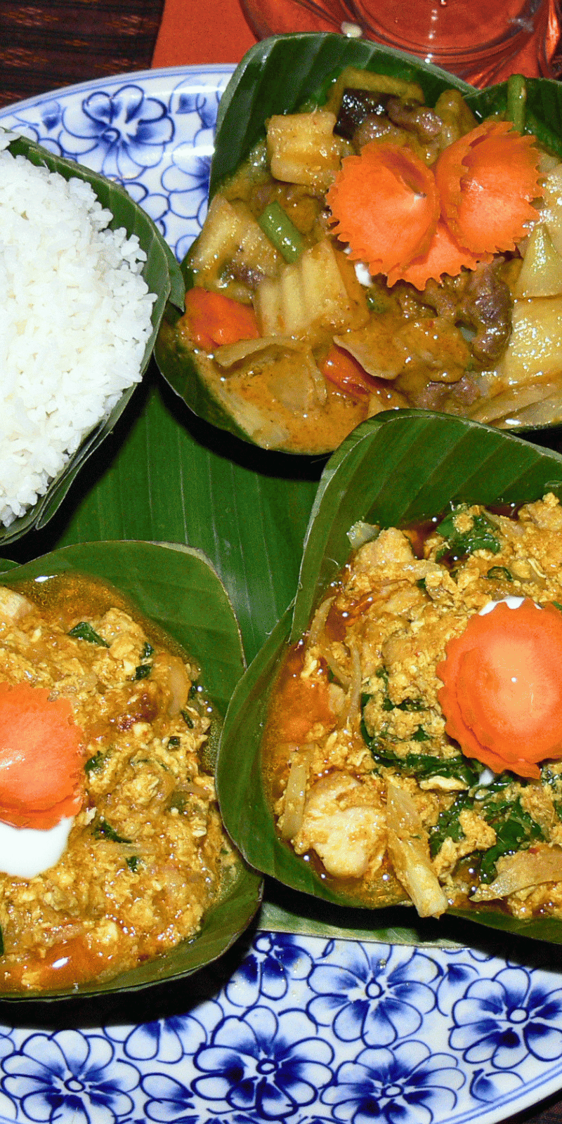 Amok with rice.