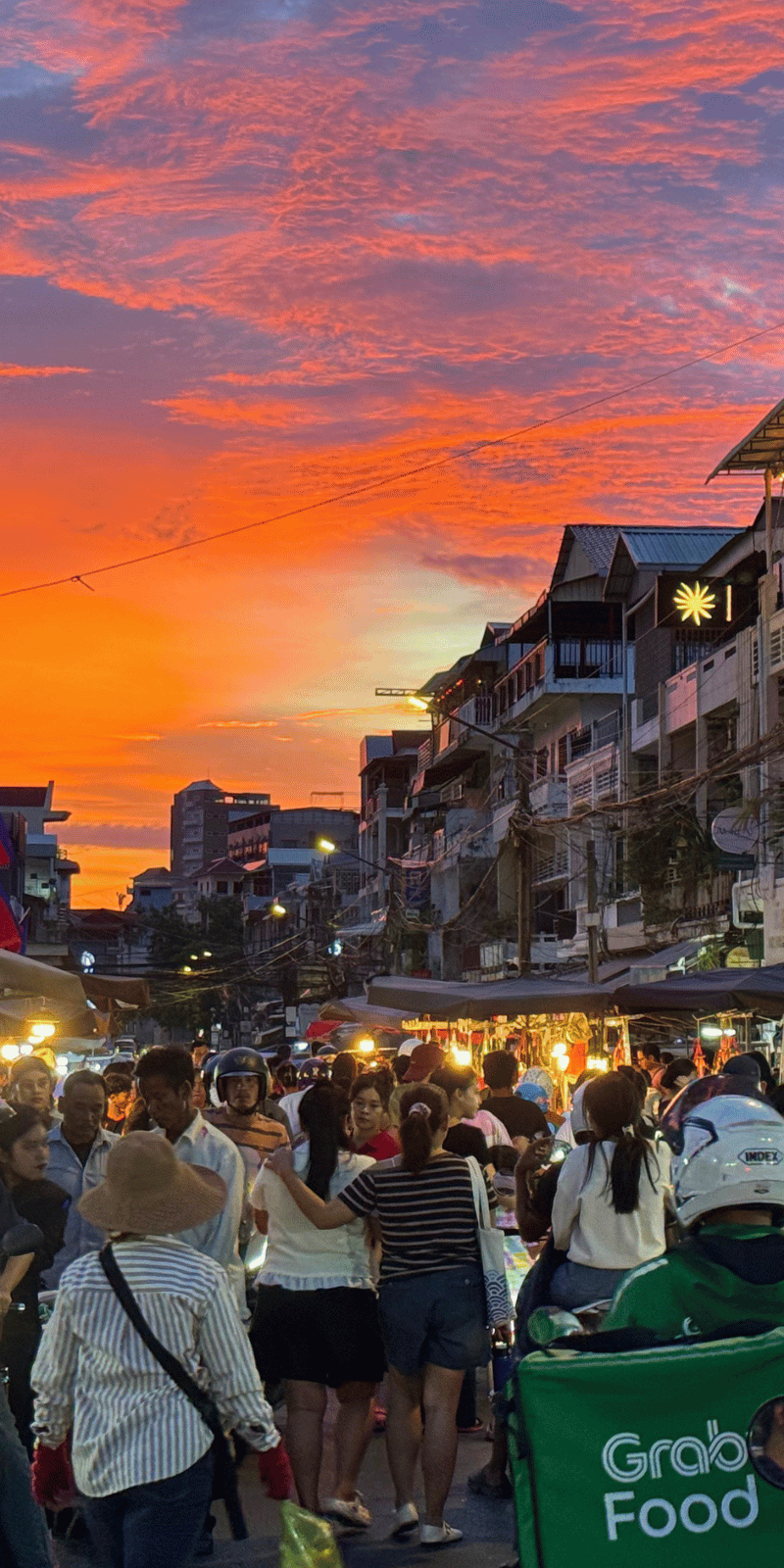 Night market.